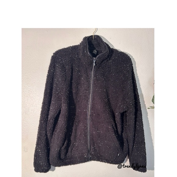 Skechers• fuzzy zip up jacket - Picture 3 of 7